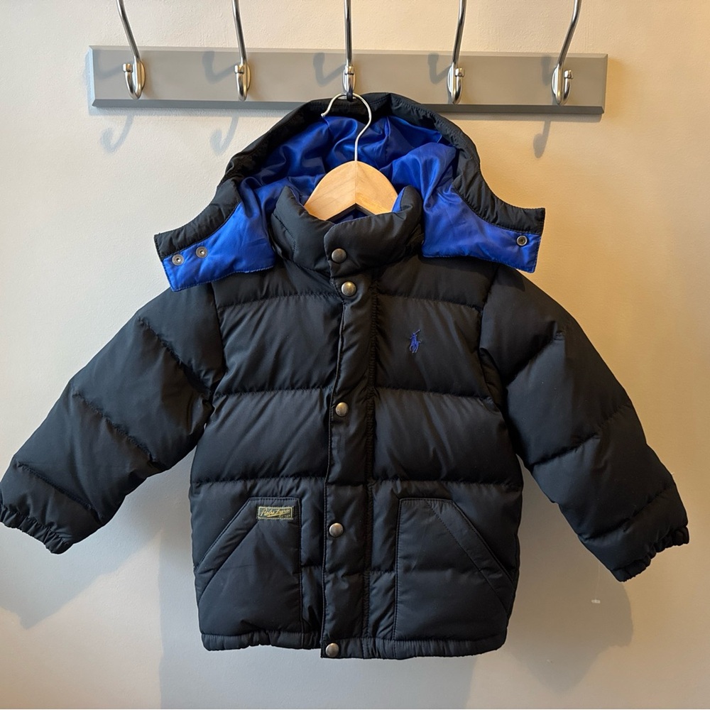 Polo by Ralph Lauren Black & Blue Jacket - Boy size 4